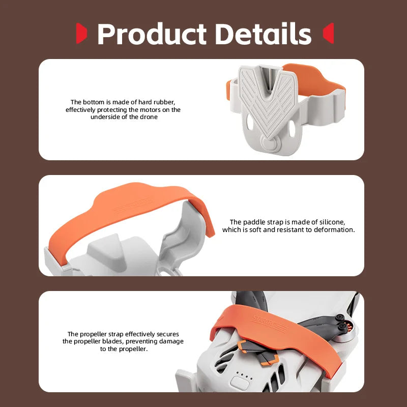 Drone Accessories Propeller Holder Proter For DJI Lito 1/X1 Propeller Protector Blade Strap Wing Fixed Stabilizers