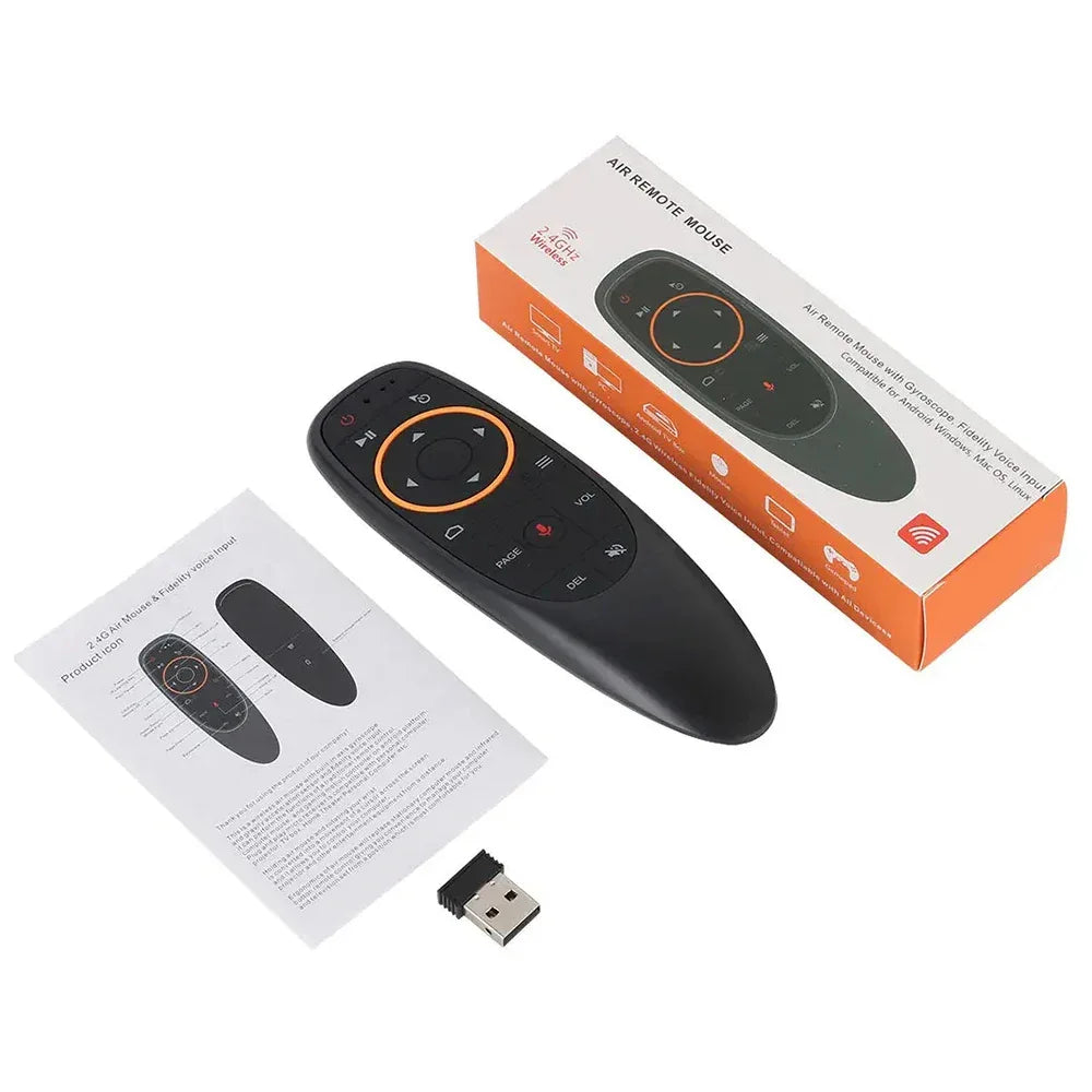 MRSVI G10S Air Mouse Voice Remote Control 2.4G Wireless Gyroscope for H96 MAX X88 PRO HK1 Q5 Android TV Box X96 DQ03 H98