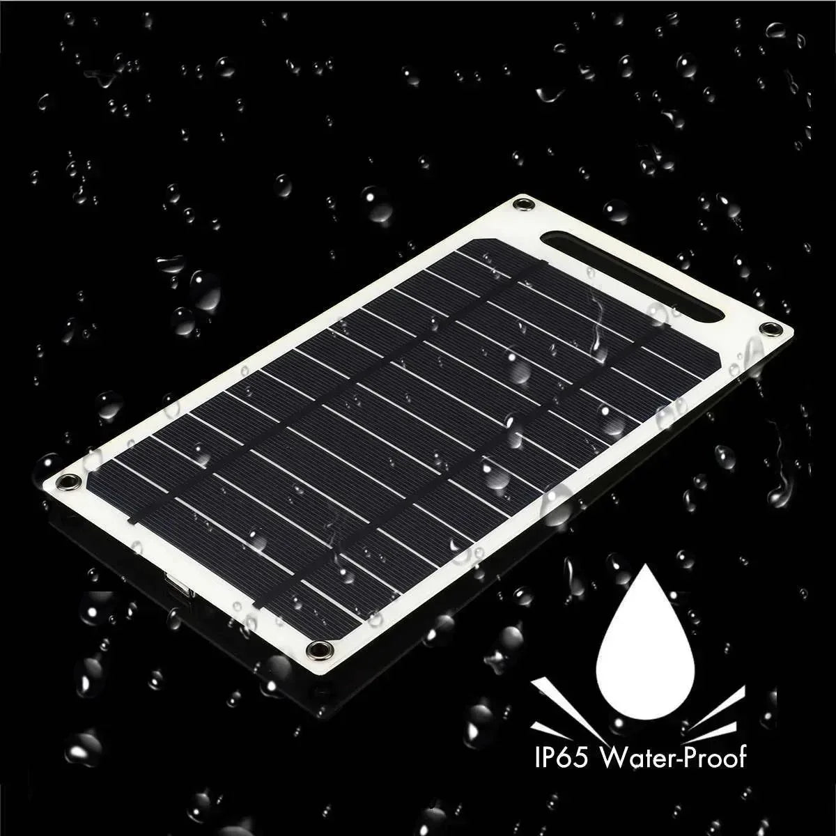 Solar Panel 30W USB Type-C Waterproof Outdoor Hiking Camping Portable Battery Mobile Phone Charging Bank Charging Panel 5V
