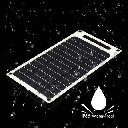 Solar Panel 30W USB Type-C Waterproof Outdoor Hiking Camping Portable Battery Mobile Phone Charging Bank Charging Panel 5V