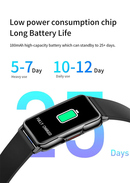 LIGE New Fashion Smart Watch Ladies Message Push Blood Pressure DIY Custom Dial Sports Bracelet Waterproof Men Smartwatch Women