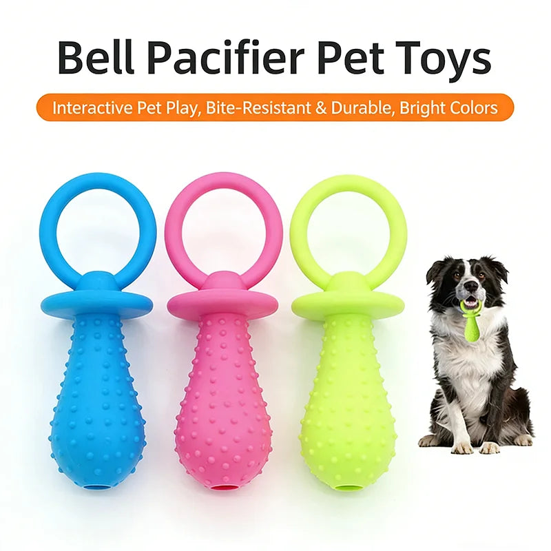 Pet Chew Toys Set Bone Pacifier Thorn Ring TPR Dog Molar Stick Teeth Cleaning Bite Resistant Puppy Teething Toy Boredom Relief