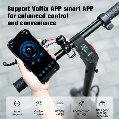 W6 Electric Scooter 10 Inch 500W Motor 36V 10.5Ah Battery 35km/h Max Speed Foldable E-Scooter With APP Dual Brakes Scooters