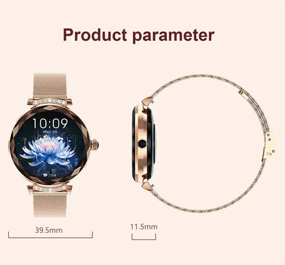 LIGE Fashion Ladies Smart Watch NX7 Pro AMOLED Screen Health Monitoring BT Call Female Women Sport Fitness Tracker Smartwatch