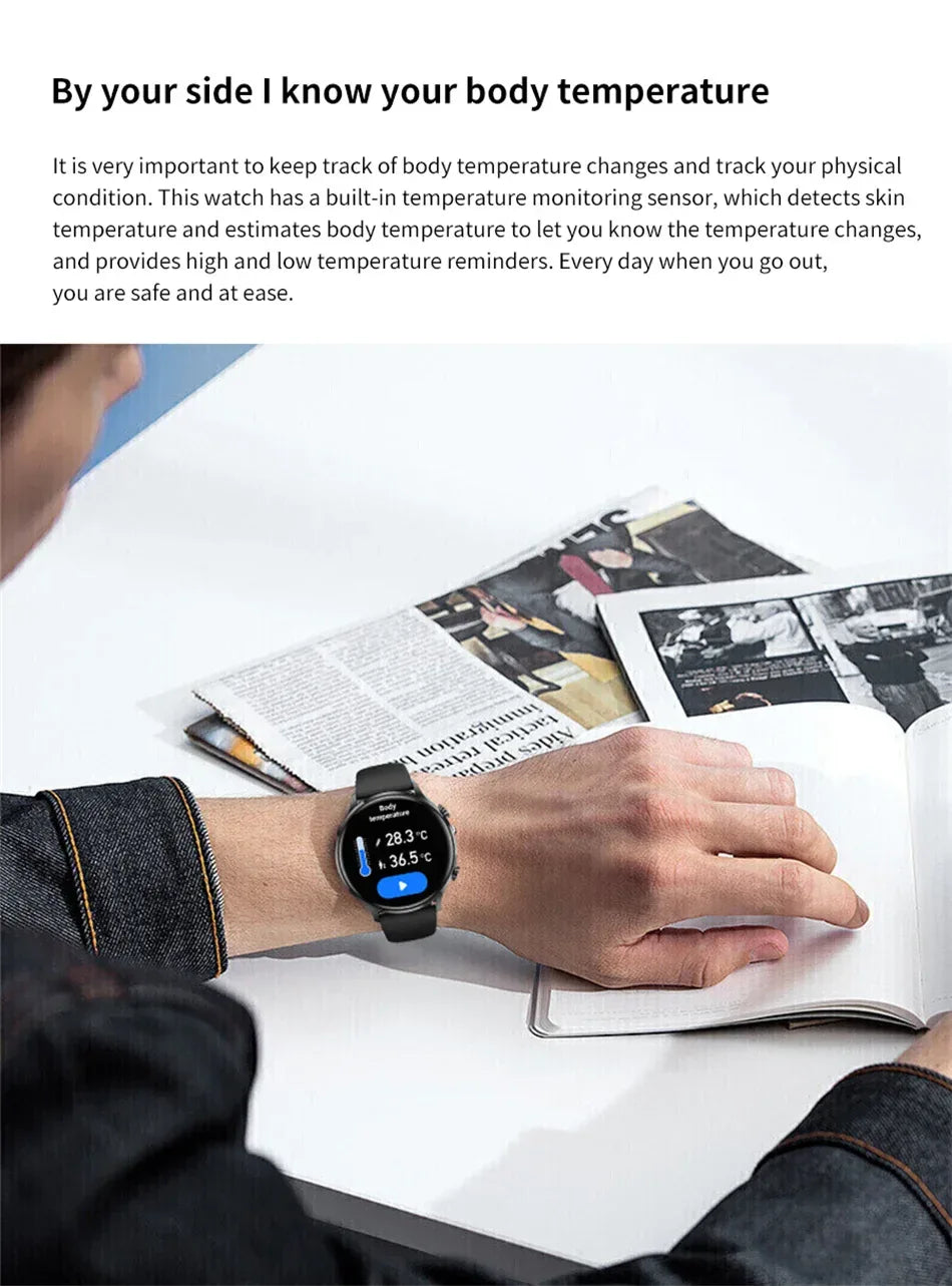2025 New Smartwatch Women 1.39 inch AMOLED HD Screen Always On Display Custom dial Call IP68 Sport Smart Watch For women men