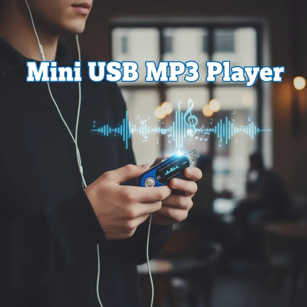 Mini USB MP3 Player Portable 32GB TF Storage FM Radio Music Player Digital LCD Screen Multifunction MP3 Music Player USB Stick