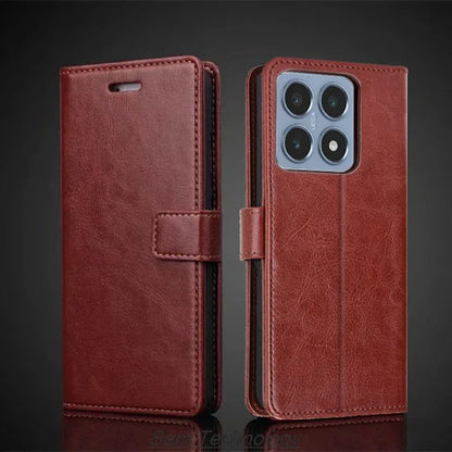 Card Holder Cover Case for Xiaomi 14T / Xiaomi Mi 14T Pro Pu Leather Flip Cover Retro Wallet Phone Case Business Fundas Coque