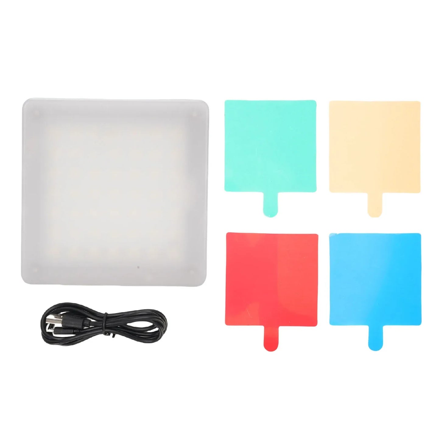 Portable Fill Light Sensitive  Color Temperature High Brightness Touch Control LED Video Light Panel for Photography