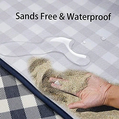 Picnic blanket Waterproof Camping blanket Travel blanket Beach blanket Picnic Mat 300x200cm XXL Foldable Portable