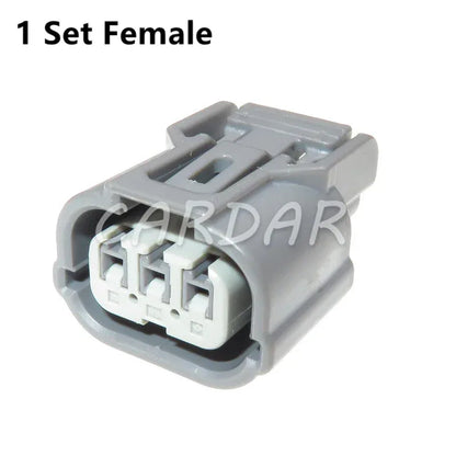 1 Set 3 Pin 6189-0968 6918-1833 Automotive Connector AC Assembly Head Lamp Plug Light Socket For Car Honda
