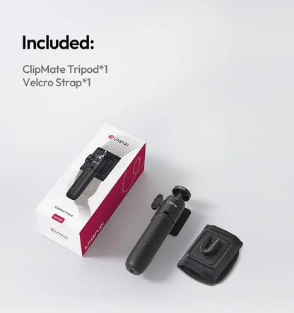 Ulanzi MT88 ClipMate Tripod Backpack Clip Selfie Stick Mode Extendable Tripod Mode Travel Photography Livestreaming Vlog Shots