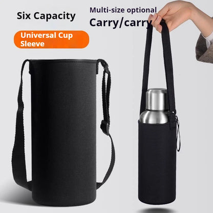 750ML/1000ML/1500ML Portable Water Bottle Insulated Neoprene Holder Pouch Bag Travel Thermos Cup Cover With Adjustable Strap