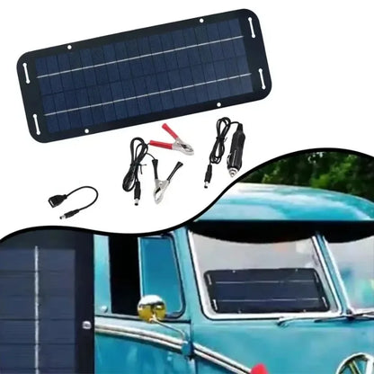 60W 12V Solar Car Battery Charger High Efficiency IP65 Waterproof Solar Panel with Reverse Protection for Caravan Boat Battery