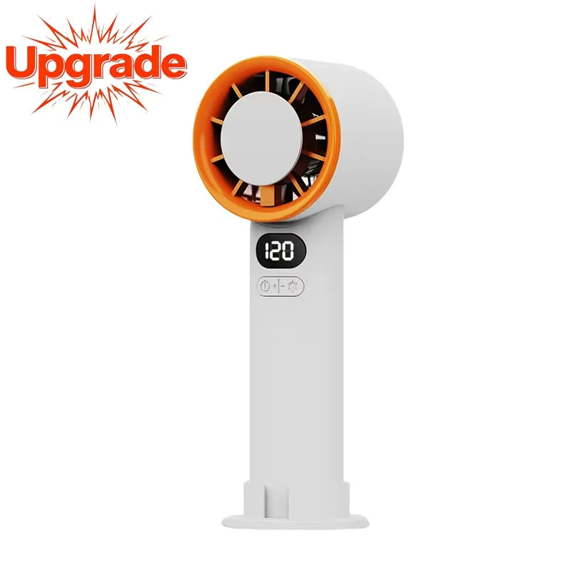Xiaomi MIJIA Portable Fan Handheld 120 Speed Mini Bladeless Desktop Fan Rechargeable Instant Cooling With Ice Mode For Men Women
