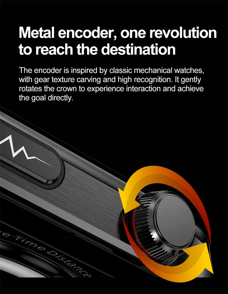 2026 New Professional-Grade Smart Watch Men ECG+PPG Uric Acid Body Fat Health Analysis IP68 Waterproof AMOLED Smartwatch Women