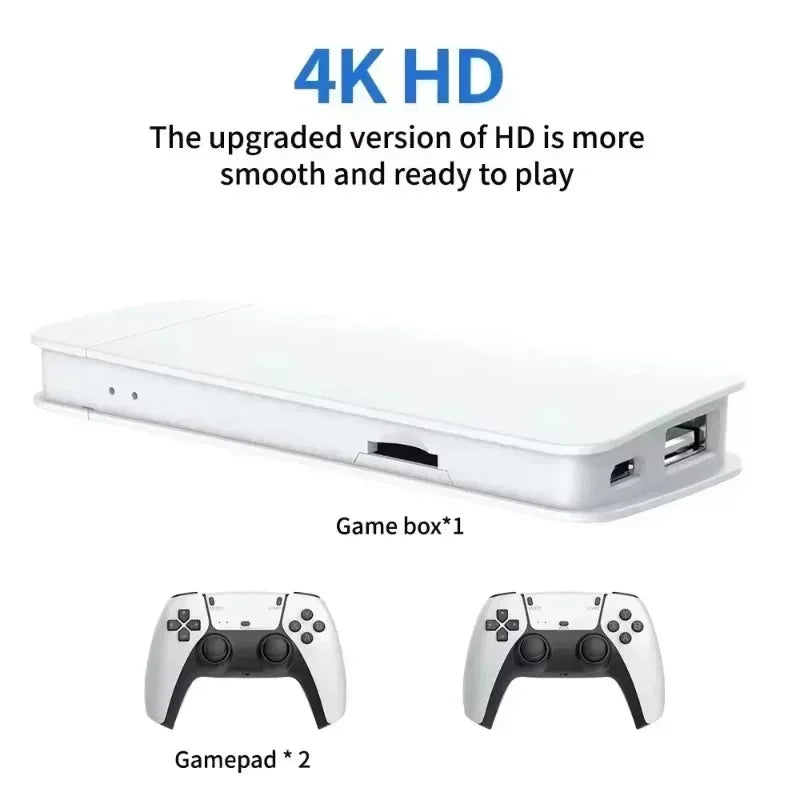 M15 Game Stick Mini TV Handheld Game Console 20000+Retro Game Wireless Gamepads Video Game 64G HD Output Two-player for PS1 Etc