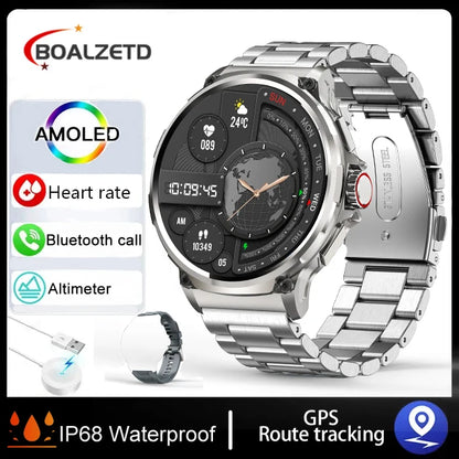 New 1.85-inch Ultra HD SmartWatch GPS Track Bluetooth Call 710 Mah Large Battery Sports Fitness smartwatch 2026 clock Gift Hot