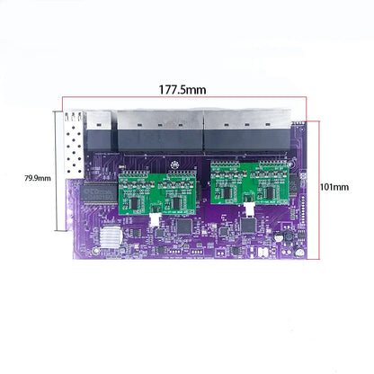 16port 100M 802.3AT/AF POE 48V With 2port 1000M UPLINK/NVR and 1port 1000M SFP switch module