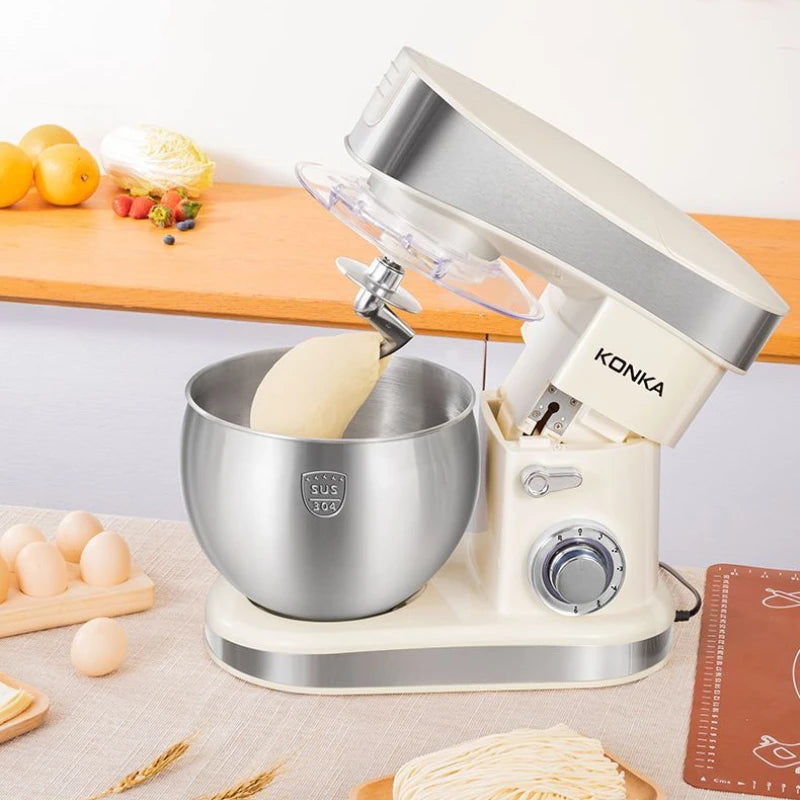 1500W stand Chef Machine mixer Multifunctional  Commercial Mixer Dough Mixer Household Small Automatic New electric blender 220V