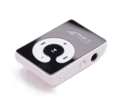 Portable Mini Mp3 Clip Card MP3 Music Player Mirror Card Clip High Quality Digital Music Media Playback Support SD TF Card