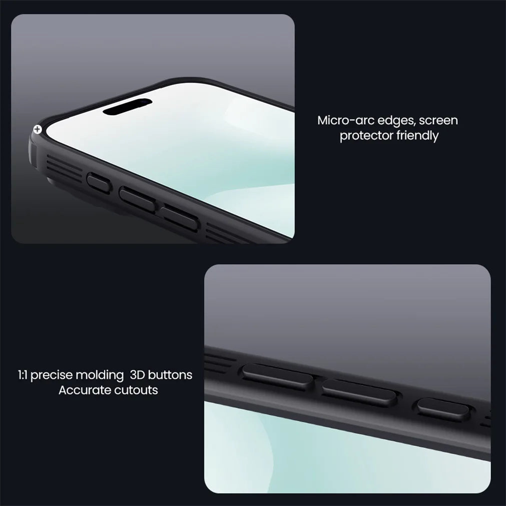 NILLKIN For iPhone 17 Pro Max / 17 Pro MagSafe Case CamShield Pro Magnetic Charging Slide Camera Cover For iPhone17 / Air