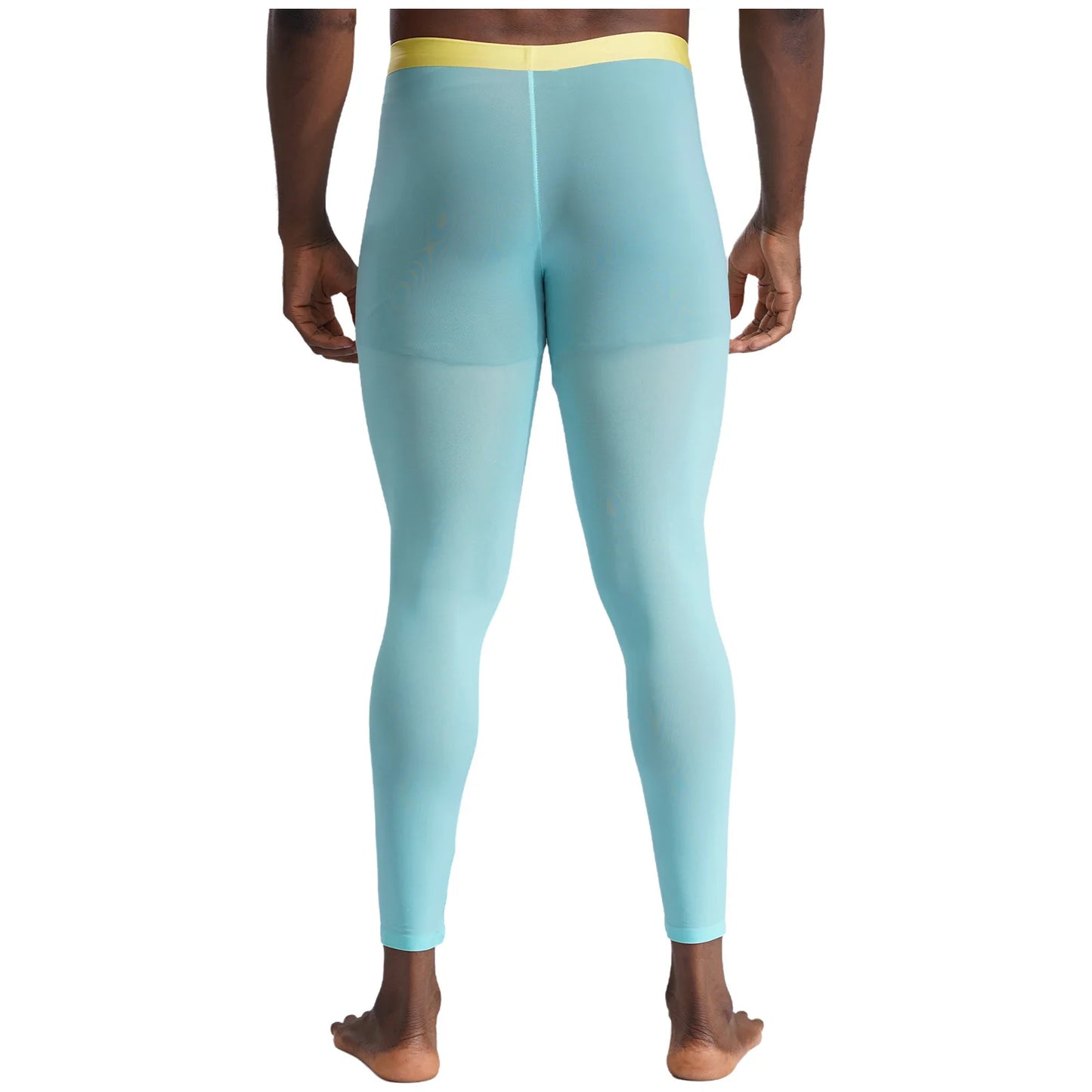 Men's Clothings Gym Pants Bulge Pouch Seamless Stretchy Tights Sweatpants Silky Yoga Pants Fitness Leggings Sports Cycling Pants
