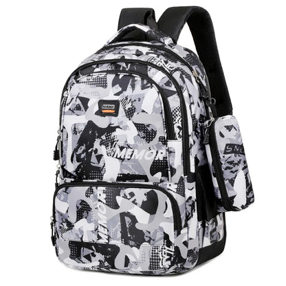 Camouflage printed school backpacks for teenage boys and girls Men's large capacity backpack computer bag student schoo bags