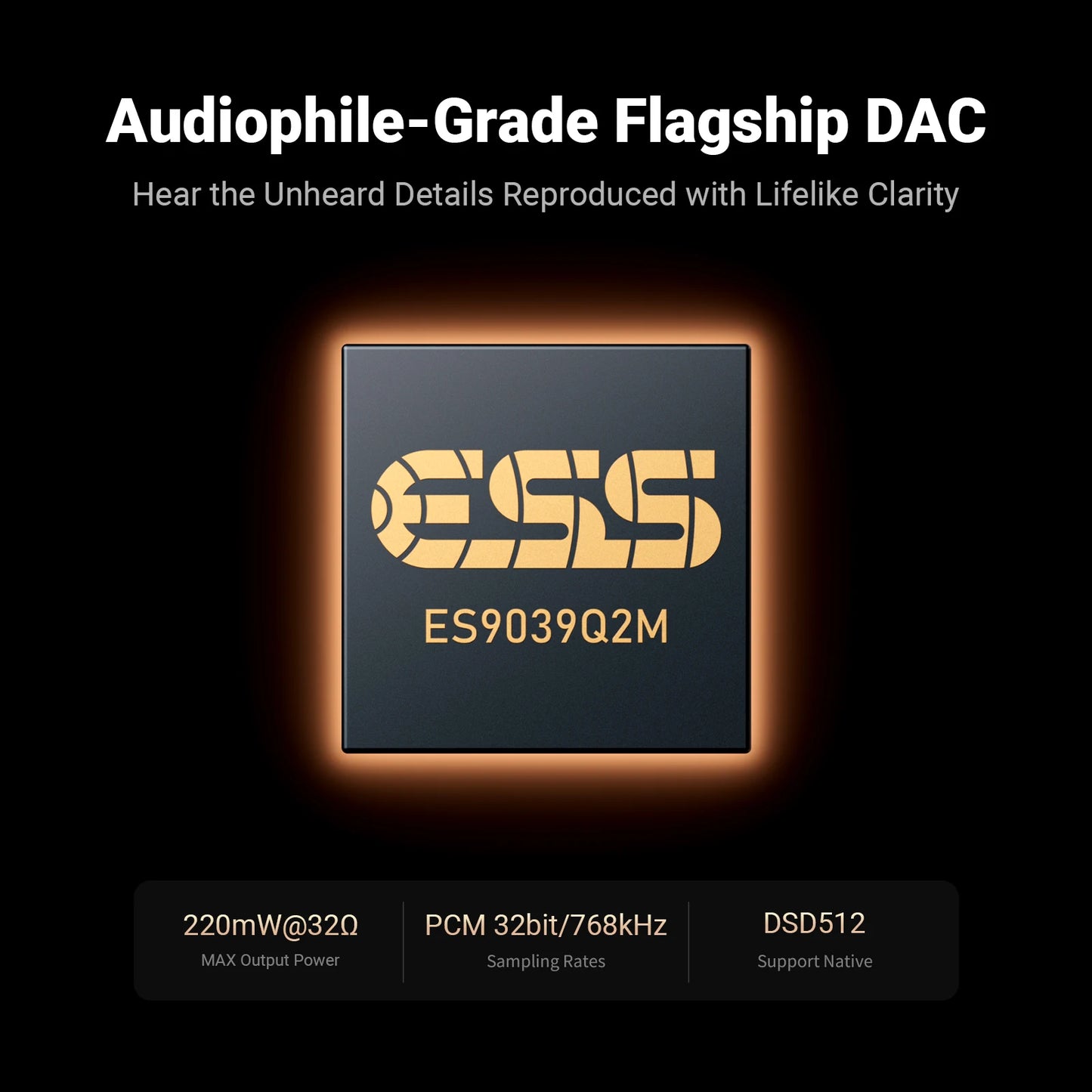 Fosi Audio DS3 DAC Amp Portable HIFI Headphone Amplifer  XMOS XU316 DSD512   dongle dac 4.4mm Balanced/3.5mm Jack