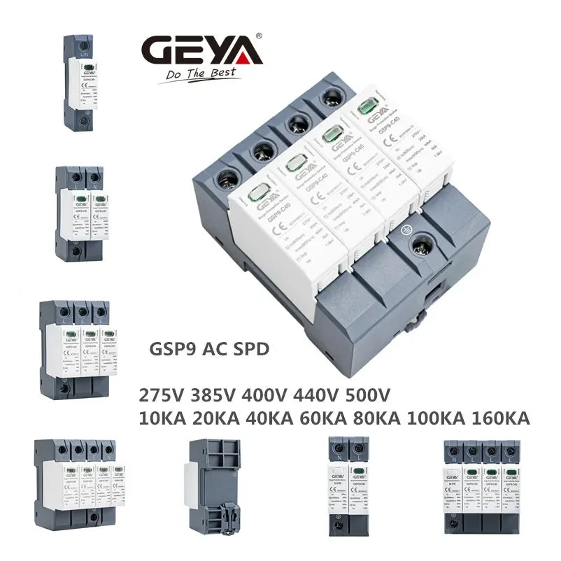 GEYA GSP9  Surge Protector Replacement Core for AC DC SPD 275V 385V 400V 440V 600V 1000V 1500V SPD Bridge