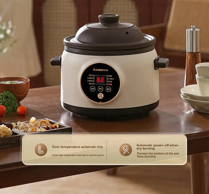 Electric slow cooker for baby food, ceramic household fully automatic stew pot, soup pot, electric slow cooker, porridge cooker