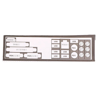 5 Set Universal DIY Shield backplane PVC Dust Filter For Computer Cooling Fan Shield Back Plate Chassis Bracket of Motherboard