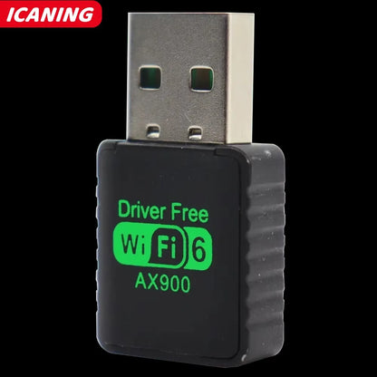 AX900 WIFI 6 Adapter USB Network Card 2.4G&5GHz Dual Band Signal Reception Dongle For Laptop Driver Free Wireless Wlan Receiver