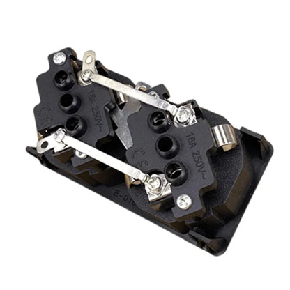 250v 16a germany AC PDU UPS EU power desktop outlet Embedded electrical Panel Receptacle AC socket European style French copper