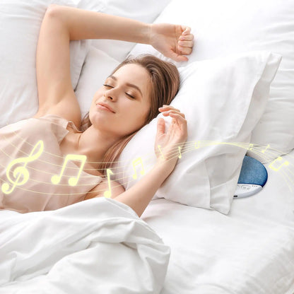 Bedroom Pillow Speaker Blue-tooth5.4 Under Pillow Sound Machine With White Noise Support 30/60/90 Min Timers Stereo Sound