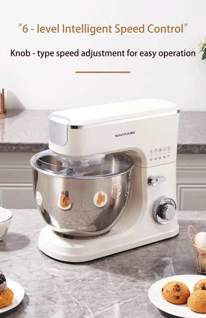 SUNATUR 8L stand mixer machine 2000W electric kitchen blender Household Auto Dough Kneading Egg Beating cream All-in-One Mixer