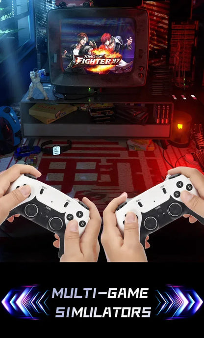2025 X9 Pro Retro 4K 3D Game Stick TV HD Video Game Console 905X3 Chip 256G 42000 Games For PS1/PSP/SFC/N64 Dual 2.4G Controller