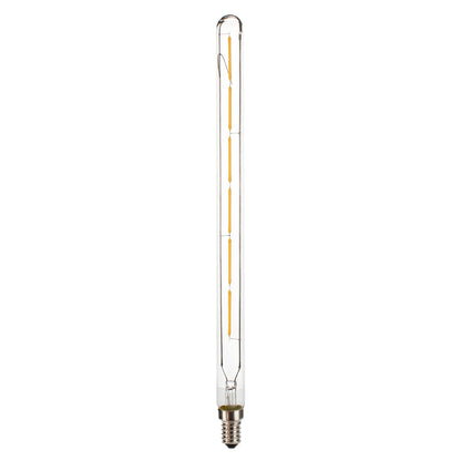 3W 4W 6W T20 E14 LED Tube Light Bulb SES Vintage Retro Filament COB 220V 240V Tubular Antique Lamp 2700K Warm White Glass Shell