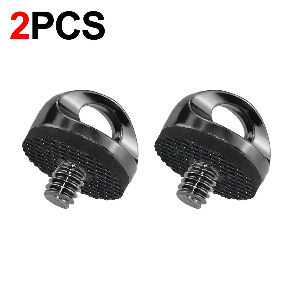Universal 1/4" Camera Screw with Rubber Washer Aluminum Alloy Thread Camera Fixing Screw for Quick Release Wrist Strap Sling