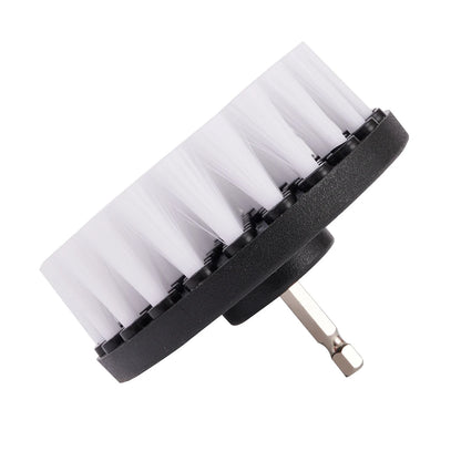 1PC 4-Inch Soft Drill Brush Attachment for Electric Scrubber Ideal for Cleaning Carpet Leather Upholstery And Car Tires