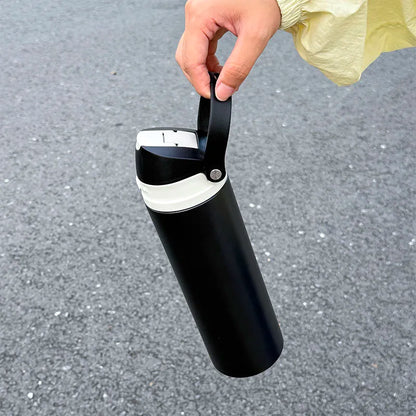 1pc Sports Cycling Water Bottle, 750ML Large Capacity Dual-Drinking Sports Water Bottle, Outdoor Portable Water Bottle