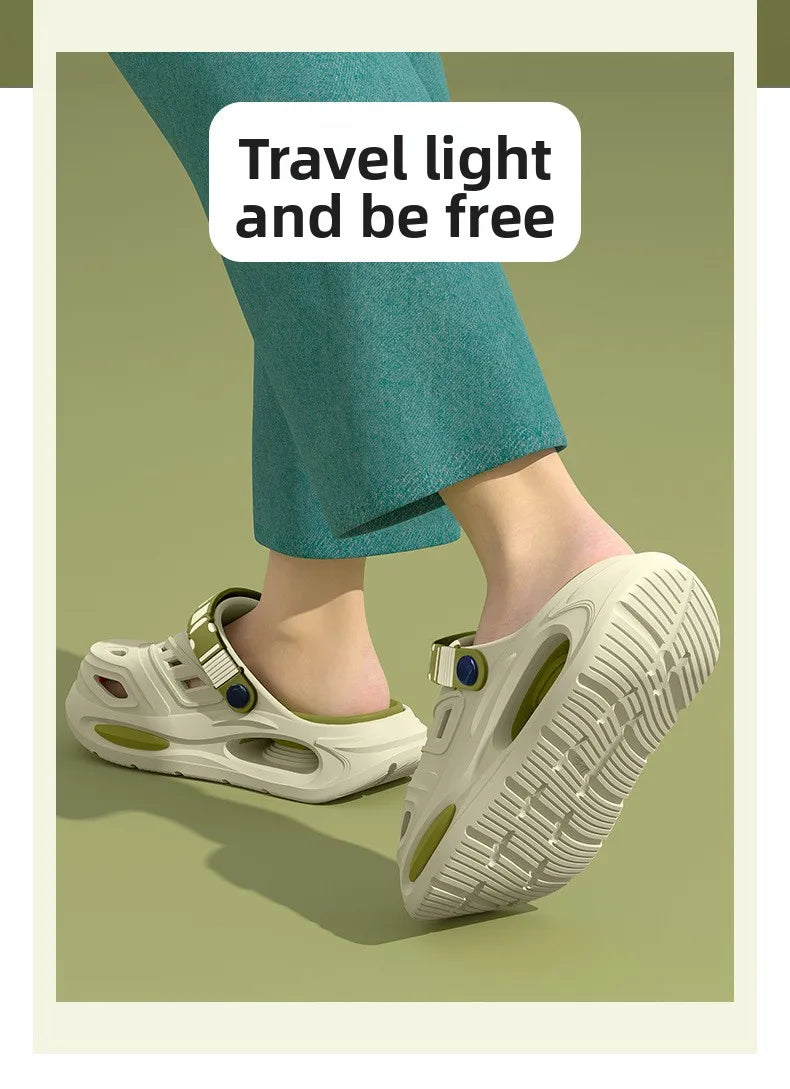 Cave Shoes for Men's Summer New Style, Non Slip and Non Tiring, Foot Arch Support, Outdoor Cool Slippers for Men Mens Shoes