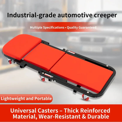 40 Inch Thickened Car Repair Lying Board Skateboard Sleeping Work Stool Folding Auto
