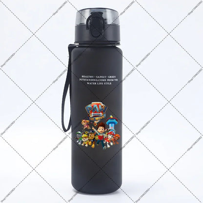 Paw Patrol 650ML Water Bottles Cartoon Anime Pattern Printed Sports Bottle Women Men Outdoor Fashion Cup Birthday Party Gifts
