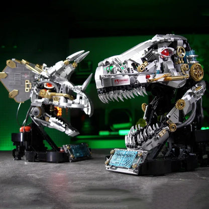 Mechanical Dinosaurs Building Blocks Model Simulated Electric Toys Christmas Gifts for Boys Kids Children Technical Toy Ornament