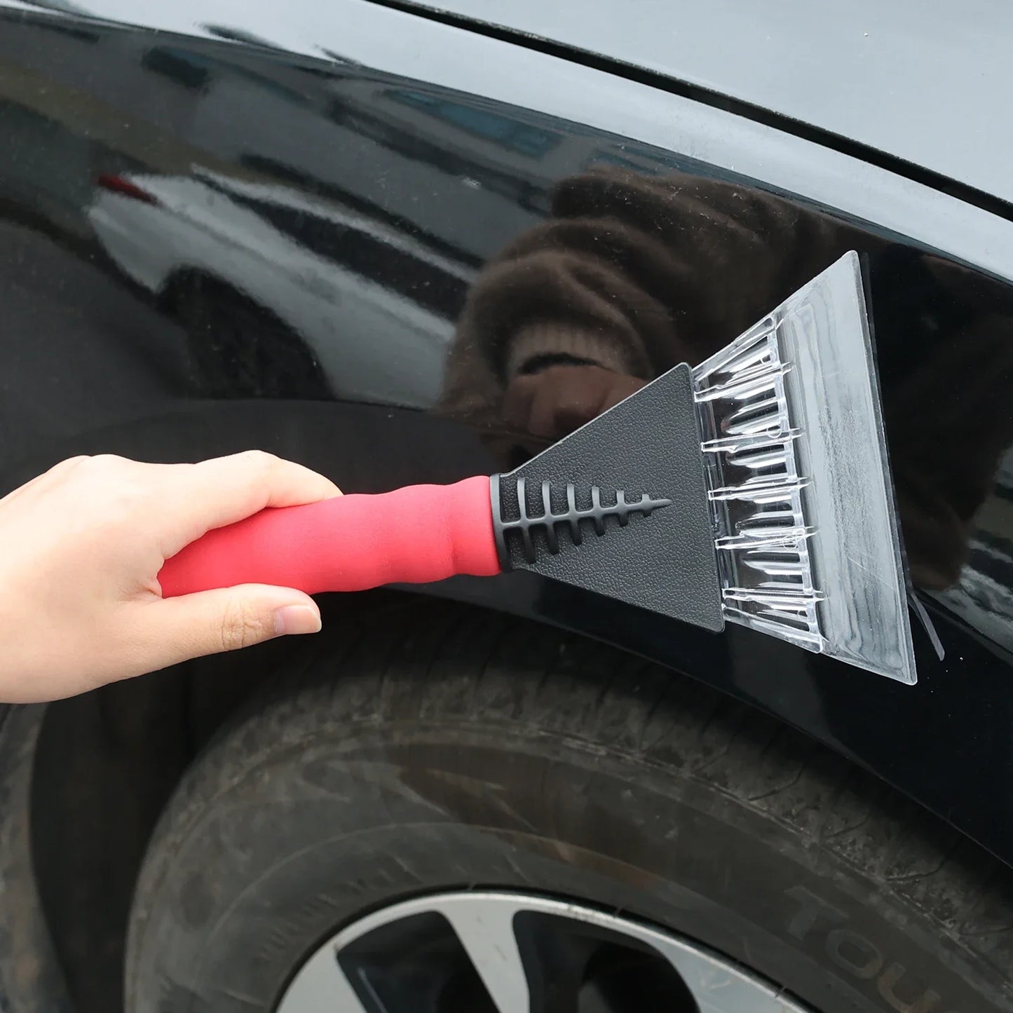 Car Ice Scraper Windshield Ice Breaker Quick Clean Glass Brushes Snow Remover Tool Auto Window Winter Snow Brushes Shovel
