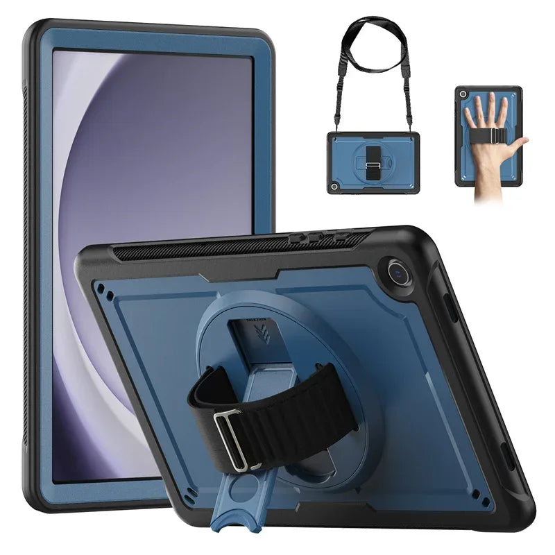 Funda For Samsung Galaxy Tab A11 A9 8.7 Plus 11 inch 2025 2023 X216B Case Shockproof Safe PC Silicon Hybrid Stand Tablet Cover