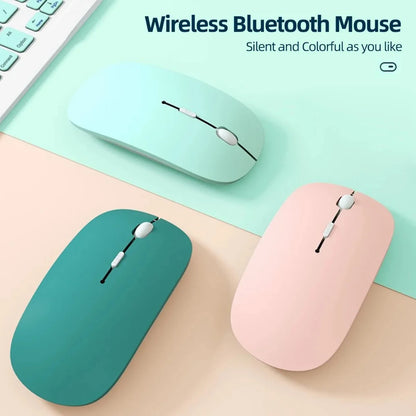 Wireless Bluetooth Mouse Gamer For MacBook iPad Laptop Computer Replaceable Battery Bluetooth Mouse Adjustable 800/1200/1600DPI