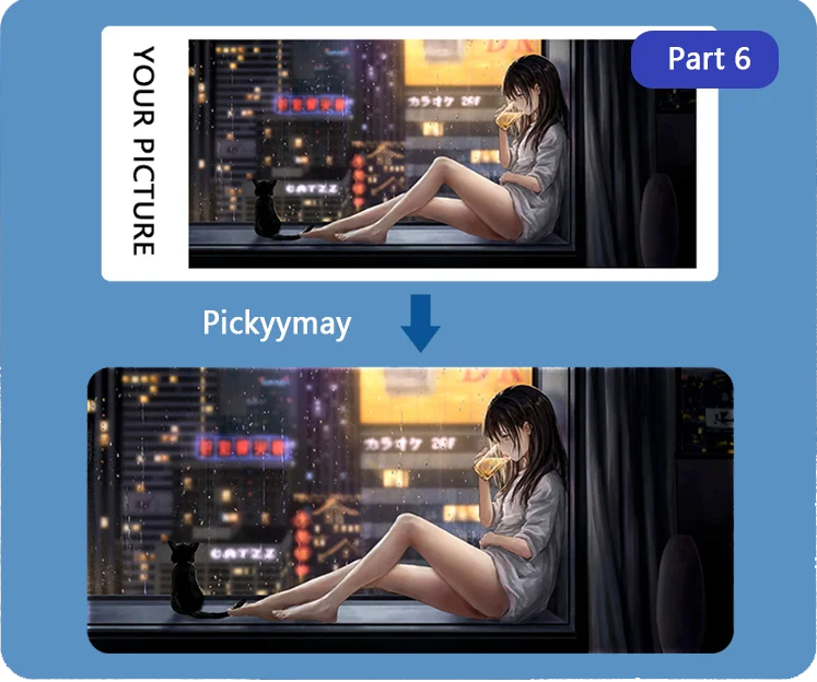 Fish Mouse Pad Gaming Mousepad Mat Gamer Mouse Mat Keyboard Mat Desk Mat Carpet Mausepad XXL For Computer Laptop Pad