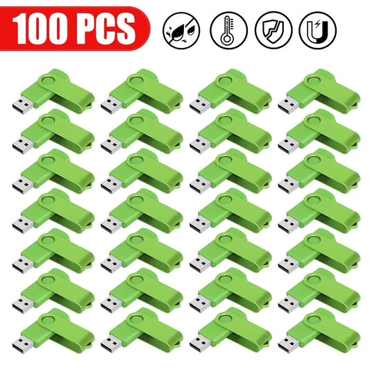 100PCS USB 2.0 Pendrive 128GB 64GB 32GB 16GB 8GB USB Flash Drive 4GB 2GB Free Laser Logo 2.0 USB Flash Drive Stick Best Gift by PDG ibma