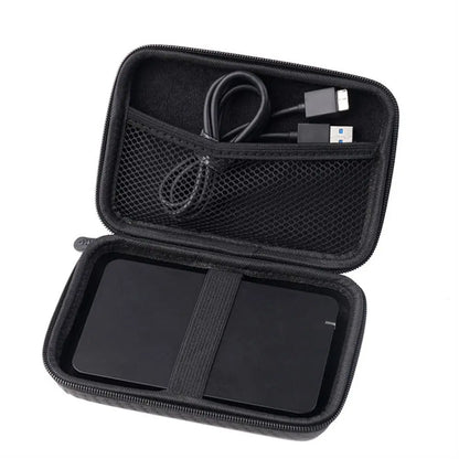 Portable Phone Charger Zipper Bag EVA Protection Case Hard Disk Data Cable Headphone Storage Pocket Pouch Travel Storage Box